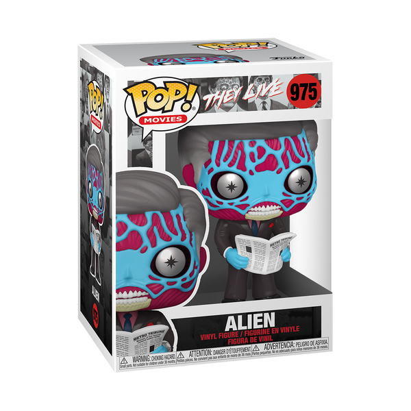 Pop! ALIEN w/Chase #975 (They Live)(Available for Pre-Order)