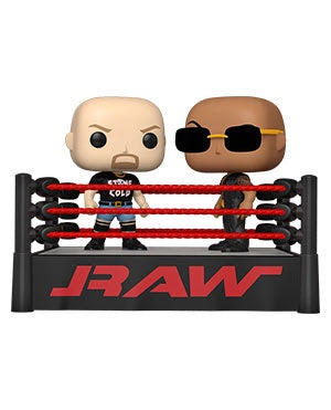 Pop! WWE Moments the ROCK vs STONE COLD in WRESTLING RING (Available for Pre-Order)