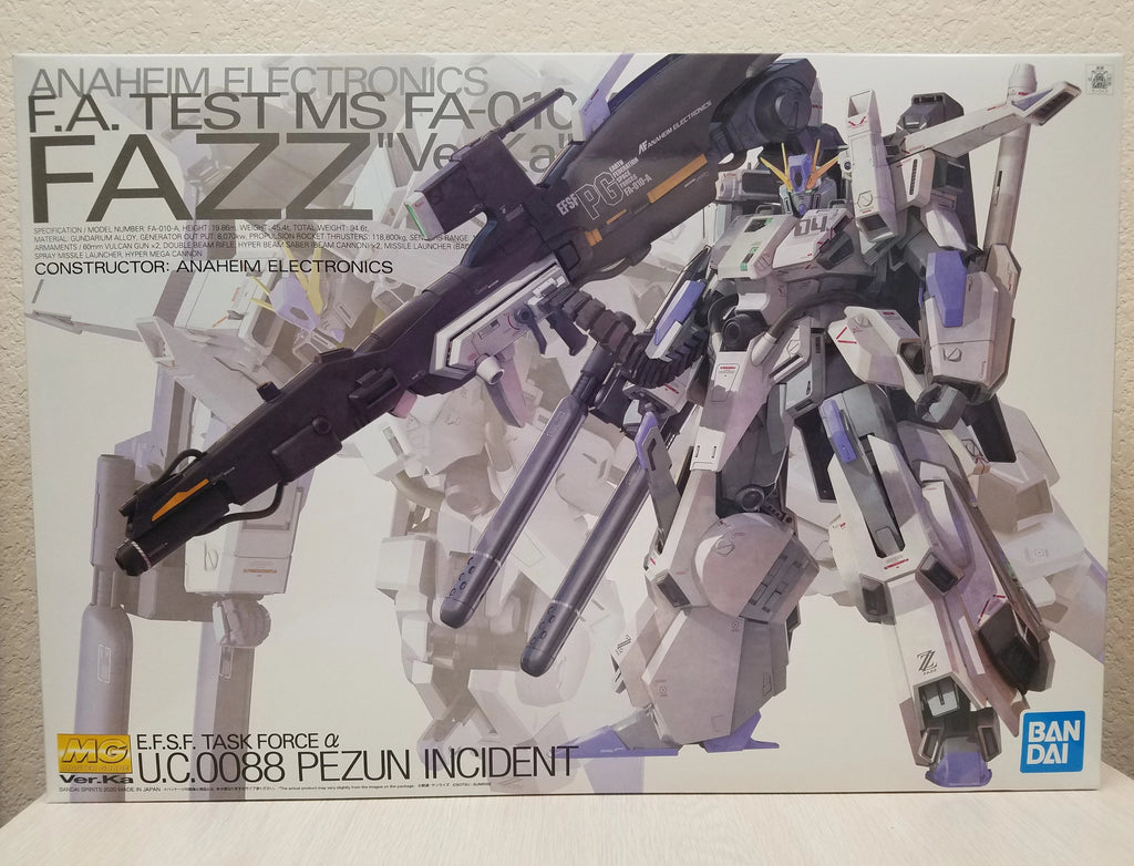 F.A. TEST MS-010-A FAZZ VER. KA (Gundam)