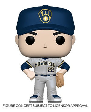 Pop! MLB CHRISTIAN YELICH Road Uniform (Milwuakee Brewers)(Available for Pre-Order)