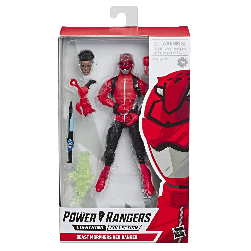 Power Rangers Lightning Collection BEAST MORPHERS RED RANGER - Brads Toys