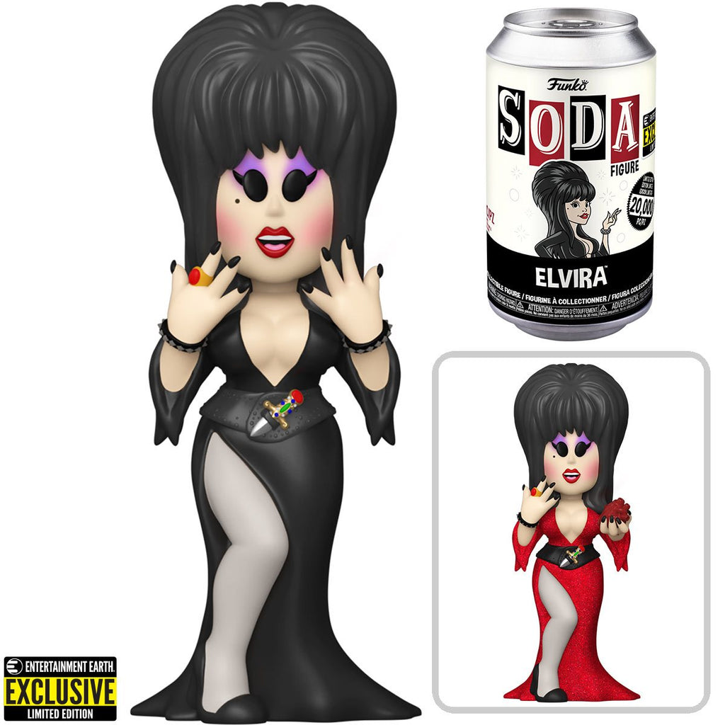 Funko Soda Elvira with Chase Entertainment Earth Exclusive
