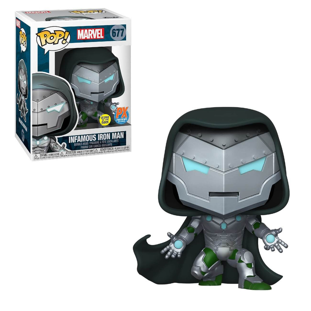 Pop! Marvel INFAMOUS IRON MAN Glow (Previews Exclusive)(Available for Pre-Order)