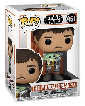 Pop! Star Wars MANDO HOLDING CHILD (Mandalorian)(Available for Pre-Order)