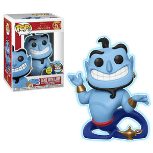 Funko Pop! Disney #476 GENIE Glow-in-the-Dark (Aladdin) Specialty Series - Brads Toys
