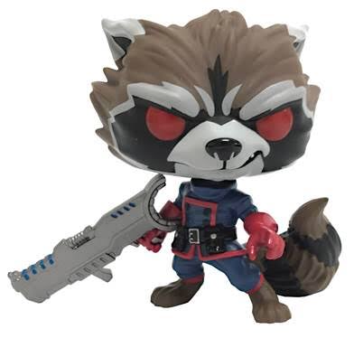 Funko Pop! Marvel Classic ROCKET RACCOON (Guardians of the Galaxy) Previews Exclusive - Brads Toys