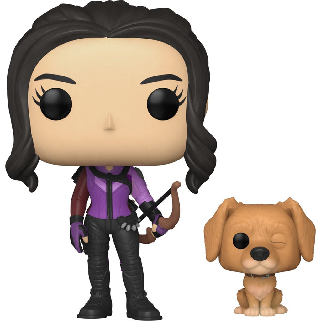 Pop! TV KATE BISHOP w/LUCKY PIZZA DOG (Hawkeye)(Available for Pre-Order)