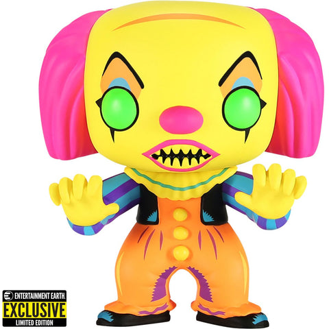 Pop! Movies PENNYWISE Blacklight (E.E. Exclusive)(It the Movie)