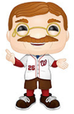 Funko Pop! MLB Mascot TEDDY ROOSEVELT (Nationals) - Brads Toys