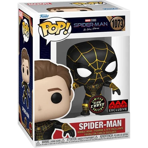 Pop! Marvel #1073 SPIDER-MAN w/Glow Chase Variant (No Way Home)(AAA Anime Exclusive)