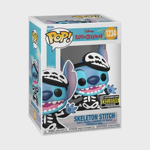 Pop!  Disney Skeleton Stitch w/Glow Chase Variant (Entertainment Earth Exclusive)