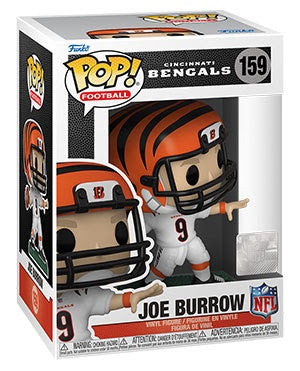 Pop! NFL JOE BURROW (Cincinnati Bengals)(Available for Pre-Order)