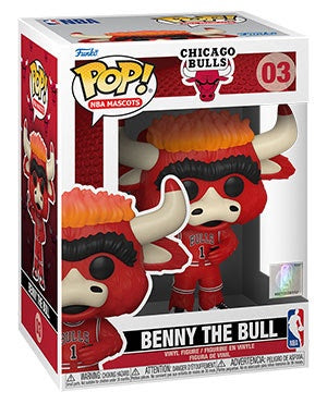 Pop! NBA MASCOTS BENNY the BULL (Chicago Bulls)(Available for Pre-Order)