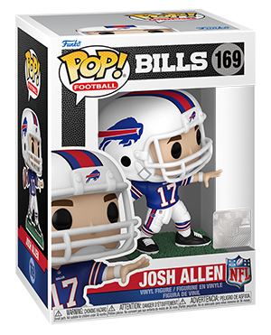 Pop! NFL JOSH ALLEN Away Jersey (Buffalo Bills)(Available for Pre-Order)