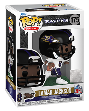 Pop! NFL LAMAR JACKSON Away Jersey (Baltimore Ravens)(Available for Pre-Order)