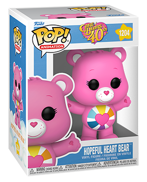 Pop! Animation HOPEFUL HEART BEAR w/Chase Variant (Care Bears 40th Anniv)