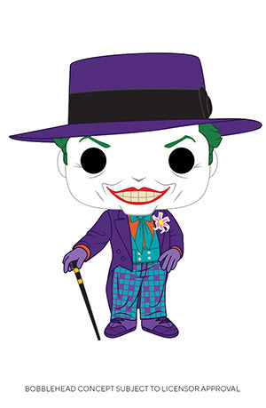 Funko Pop! Heroes JOKER w/Hat w/Chase Variant (Batman 1989)(Available for Pre-Order) - Brads Toys