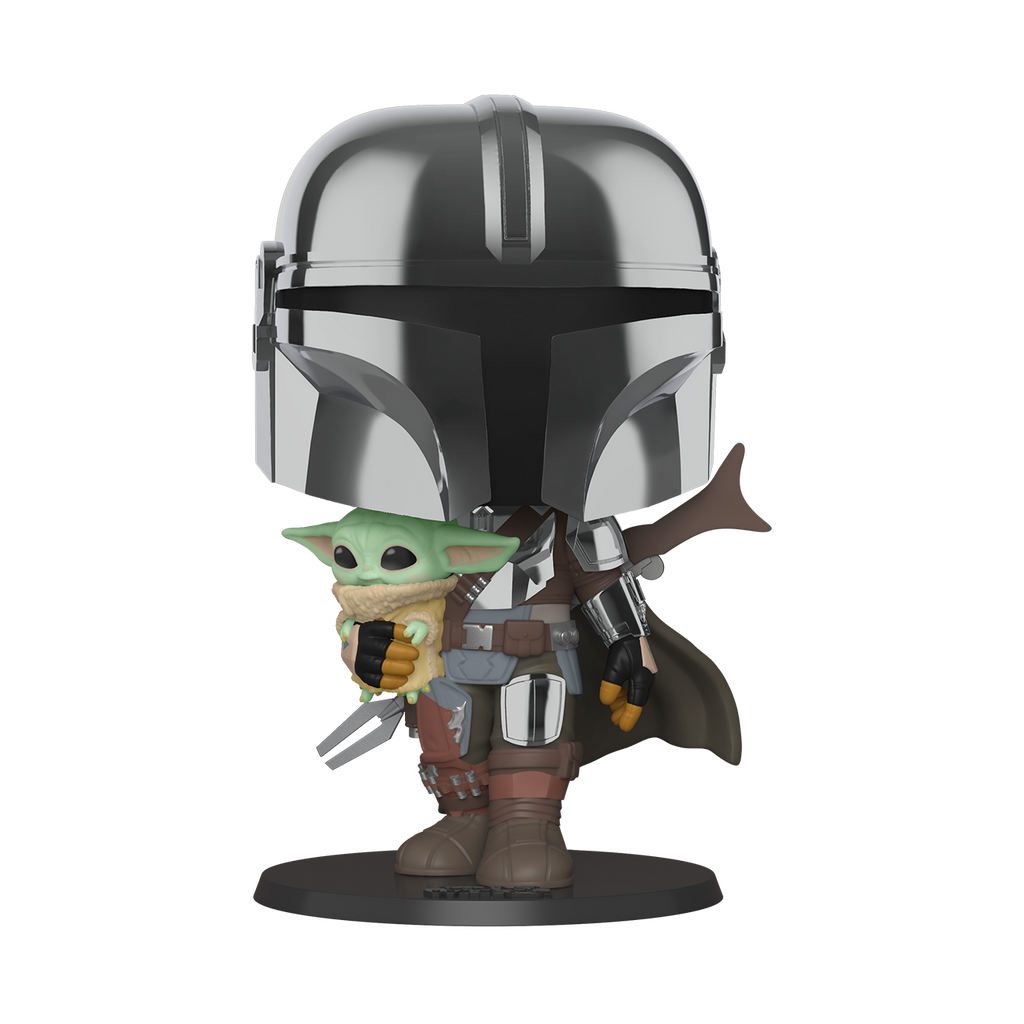 Pop Star Wars MANDALORIAN w/Child 10in (Available for Pre-Order)