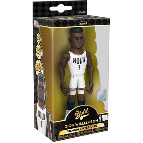 Gold 5" NBA: Pelicans - Zion Williamson (HomeUni) w/Chase